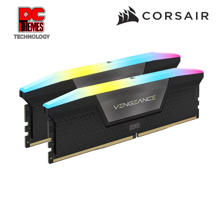 CORSAIR Vengeance RGB 6200MHz 32GB CL36 DDR5 XMP Desktop Memory - [Black]
